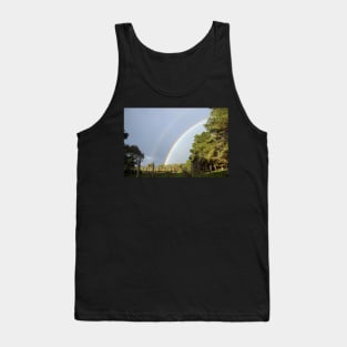 Rainbow in the Vineyard by  Avril Thomas Tank Top